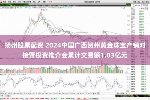 扬州股票配资 2024中国广西贺州黄金珠宝产销对接暨投资推介会累计交易额1.03亿元